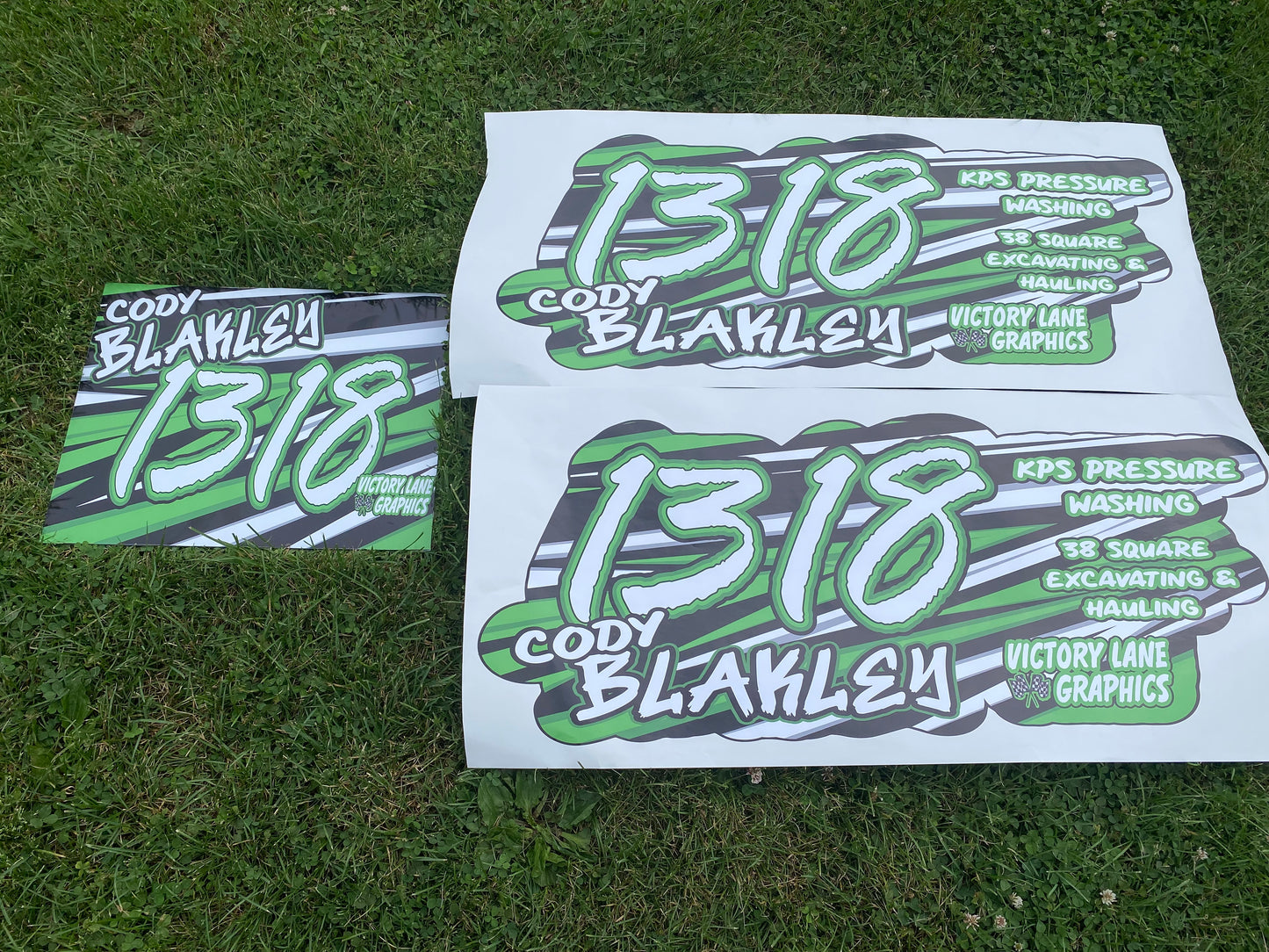 Green/Black/White Combo Set