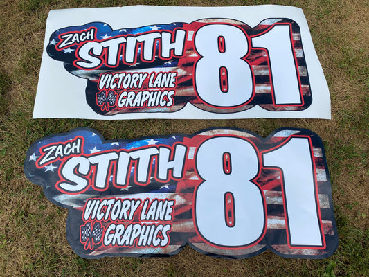 Flag Door Wraps ~ Set of 2